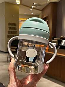 Customized Baby Feeding Bottle, Sippy Cup, Newborn Infant Water Cup With Straw, Children Toddler Milk Bottle,Christmas Gift Supplies - C Type Children's Water Cup - View 7