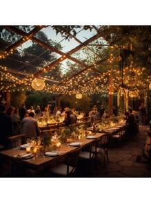 20-300 Lumen Solar Außen Kabel-Leuchte, IP65 wasserdicht, 8 Blitzmodi, geeignet für Heim-Dekoration, Garten-Dekoration, Außenterrassen-Dekoration, Camping-Dekoration, Kabel-Leuchte Lichterkette