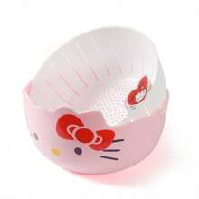 Sanrio (Authorized)2pcs Sanrio Kitchen Basket, Household Fruit Plate, Multi Functional Round Vegetable Washing Basin, Fruit Basket, Plastic Double Layered Vegetable Washing Basket, Drain Basket Suitable For Various Scenarios And Dishes