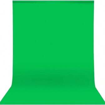 GAINVANE Chroma Key Green Screen Background Cloth, Thickened Green Curtain Backdrop With Pole Pocket, Full Set Live Streaming Accessories