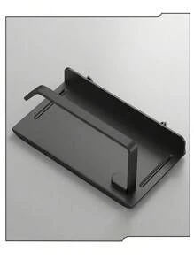 1 pezzo Portarotolo di carta igienica in plastica, Portarotolo in plastica da montare a parete per il bagno, Portarotolo adesivo senza foratura, Portarotolo per rotoli di carta igienica, Portaoggetti multifunzione, Portatelefono, Portaoggetti da bagno, Portarotolo da parete facile da installare senza foratura, Articoli per il ritorno a scuola