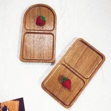 1 件相思木托盘，非常适合盛放食物、小吃、饮料、寿司、牛排、披萨、甜点、蛋糕、面包、早餐托盘、咖啡托盘、茶托盘、烤盘、开胃菜拼盘、分体拼盘、万圣节/圣诞节礼物/感恩节特别厨具、厨房、圣诞礼物 - 黃色 - 查看 6