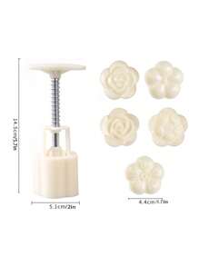 Moon Cake Mold Set Cake Making Model Mold Ice Skin Mung Bean Cake Cake Hand Die Baking Props