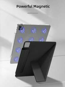 DANYCASE 强磁保护壳 Y 折叠适用于 iPad 10th 10.9 11th A16 10.9 Air 4th Air 5th 10.9 Air 11 M2 M3 2024 2025 Air 13 M2 M3 2024 2025 - 黑色 - 查看 5