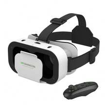 AyeBeau Vr Glasses Virtual Reality 3d Mobile Phone Head-mounted Helmet Digital Glasses For 4.7-6.0 Inches Smartphone With Remote Control