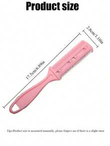 6 种颜色可选理发梳、塑形剃须刀（带梳子）、发梳、发刷/发梳（适合所有发质）、空气剪发梳套装（带剃须刀）、双刃剃须刀打薄梳（适合细发）、返校、旅行度假必需品、女士发饰