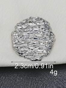 10 Stücke/Packung Runde Metallknöpfe mit geprägtem horizontalem Streifenmuster, geeignet für Mäntel, Pullover, Jacken, Kleider, Hemden, handgefertigte Verzierungen, Stoff-Nähzubehör für DIY