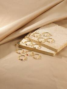 Heart Birthstone Ring, Birthstone Ring, Mothers Jewelry, Bridesmaid Gift, Stackable Ring, Gift For Mom/Mother, Birthday Gift - JZ7300G - View 11