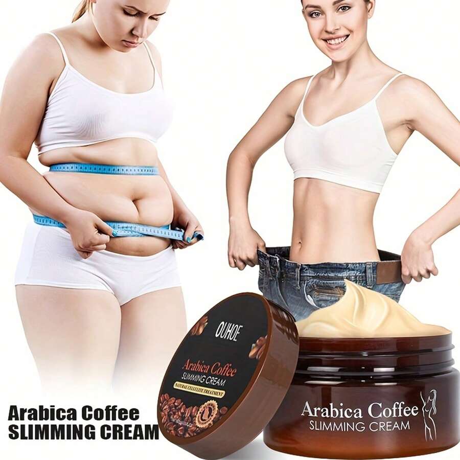 Creme Emagrecedor de Café - Creme de Massagem para Gordura Abdominal e Braços, Creme de Massagem Fitness, Creme de Cuidados com o Corpo