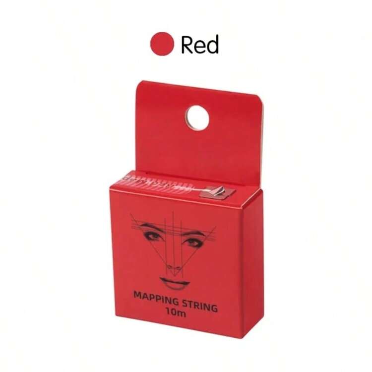 Microblading 10m Pre-Ink Mapping String For Eyebow Dyeing Liner Thread Semi Permanent Positioning Eyebrow Measuring Makeup Tool - Multicolor - View 6