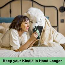 Comfortable Hand Strap For Kindle And Tablets, Kindle Accessories For Reading In Bed, Secure And Lightweight Grip Holder For 4.7-8" Paperwhite/Kobo/Oasis/E-Book/Phone (Black/Pink/Green)