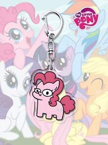 MY LITTLE PONY 1 pièce Porte-clés pendentif avec personnages mignons de la série de dessins animés My Little Pony (Twilight Sparkle, arc-en-ciel Dash, Pinkie Pie, Fluttershy). Convient pour les sacs à dos, les vacances, les faveurs de fête, la décoration de la chambre, la décoration de la maison, la décoration murale, la décoration scolaire, les surprises scolaires, la décoration de dortoir, la rentrée scolaire.