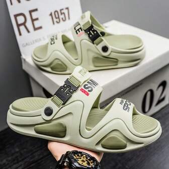 2025春夏新款男女拖鞋时尚室内外防滑男士沙滩凉鞋轻便透气时尚