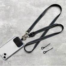 通用斜挎手机挂绳 多功能可调节挂颈带 防丢失挂绳夹 适用于手机挂绳 送给母亲、家人、朋友、生日、节日的礼物 手机挂饰、手机链