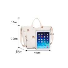 1pc Large Capacity Mommy Bag, Tote Diaper Bag For Moms, Multi-Function Stroller Hanging Bag, Large Capacity Mommy Bag, Tote Bag For Young Mothers, Fashion Shoulder Crossbody Bag, Maternity Bag Handbag - Multicolor - View 3