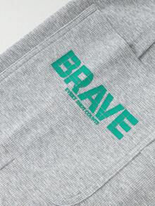 Balabala Children's Shorts Boys' 2025 Summer Stylish Mid-Length Pants - Light Gray - View 6