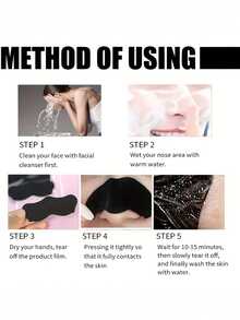 10pcs Deep Pore Cleansing Nose Strips, Blackhead Remover Pore Strips For Oily Skin, Instantly Unclog Pores - Multicolor - View 5
