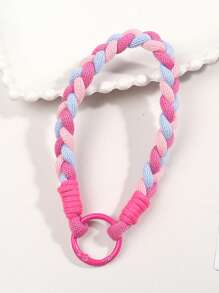 1pc Cute Handmade Phone Lanyard Braided Wrist Strap, Anti-Lost Phone Cord, Earphone Case Hanging Rope