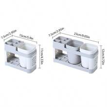 1 Piece Creative Couples/Family Toothbrush Holder Cup & Organizer Set Back To School