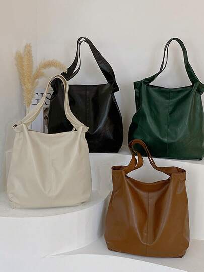 Sac à main  doux pour femmes, polyvalent - sac fourre-tout, sac à bandoulière croisé