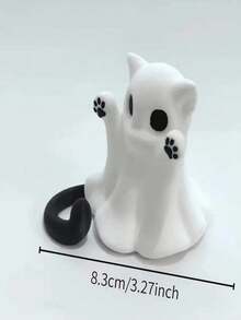 1 件可爱猫咪幽灵创意公仔玩偶，装饰，送给女朋友的礼物，可爱的猫咪汽车装饰，全新设计