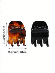 8 piezas de pinzas de pelo de colores múltiples para mujer, adecuadas para vestidos diarios, simples y versátiles, pinzas de pelo, accesorios de pelo casuales de otoño e invierno para mujer para looks de vacaciones