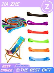 1/3/6pcs Thick Silicone Towel Bands For Beach Chair, Windproof And Stretchable Beach Towel Clips(Can Be Extended To 90 Cm),Strong Fixing Ability, Preventing Beach Towels And Bath Towels From Being Blown Away By Strong Winds, A Must-Have Item For Sunny Beaches, Easy To Clean, Colorful, Adjustable, And Reusable - Secure Fit For Pool, Cruise, Camping, Picnic, Travel, Gym, Yoga, And Outdoor Activities Summer Travel, Vacation Holiday