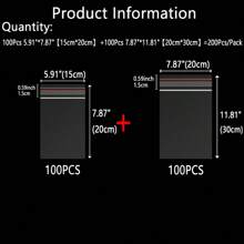 100 piezas Bolsas de plástico resellables de 4 a 30 cm, Combo de 200 piezas/300 piezas, Doble grosor de 0.062mm/2.44mil, Bolsas transparentes para joyería/regalos/aniversarios, Bolsas multifuncionales para accesorios, bolsas de almacenamiento para ropa, bolsas de vacío de plástico, bolsas transparentes autoadhesivas para envíos, viajes, almacenamiento, embalaje, regalos, cumpleaños, aniversarios, bodas