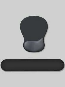 1pc Silicone Ergonomic Wrist Rest Pad For Laptop/Computer, Gradient Minimalist Design Thick Mouse Pad With Non-Slip Base - Multicolor - View 12