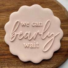 Customized Text Cake Decorations, DIY Cutting Molds, Frosting Cake Templates, Wedding Clay Fondant Embossing Tools, Name Cake Molds, Handmade Cookie Embossing Stamps - Black - View 18