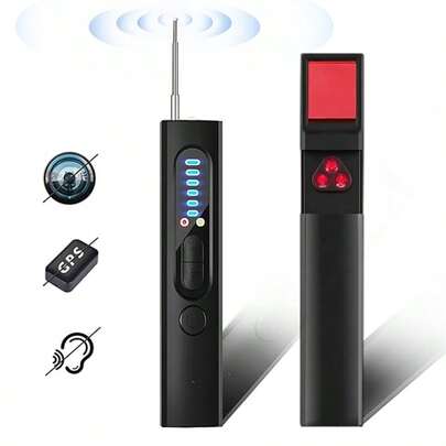 Hidden Camera Detectors, GPS Tracker Detector, Find Wireless Eavesdropping Devices In Car, Bathroom, Office, Hotel, 25H Working Time