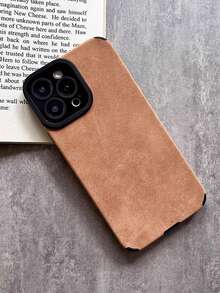 Funda para teléfono de lujo, personalizada y resistente a golpes. Compatible con phone. Diseño elegante y exclusivo. Regalo ideal para él o para ella. Novio, Novia, Familia, F - Marrón - Ver 1