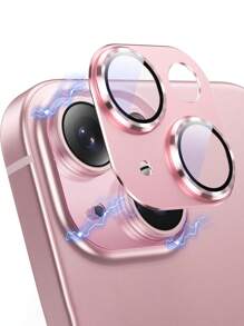 Película protectora de lente de cámara compatible con iPhone 15 /15 Plus/15 Pro/15 Pro Max/16 Pro Max/16/16 Pro/16 Plus/14 Pro Max/13 Pro Max, cubierta de vidrio templado de aleación de aluminio metálico para protector de pantalla de cámara, accesorios de funda para teléfono móvil compatible con iPhone 15 2023, funda protectora compatible con iPhone 13, película protectora de lente, protector de cámara, accesorios de teléfono móvil a prueba de agua, a prueba de golpes, antiarañazos, antihuellas dactilares, de cobertura completa