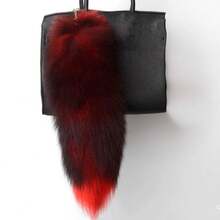 Fox Tail Personalized Bag Pendant, Cute Fox Fur Tassel Pompom Key Chains, Key Ring Tails Chain Keychain Keyring Gift, Cute Simulation Fox Tail Keychain Pendant Key Chain, Bags Charm Keys Holder, Valentine's Day Holiday Gifts Car Keychain, Charm Bag Keyring Holder Gifts Accessories For Women Men (Slight Difference In Tail Color) - Multicolor - View 13