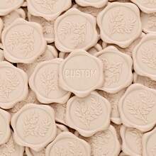 100/200/300 PCS/PACK Custom Wax Sealing Stickers With Self-Adhesive Backing, Your Design Available, Wedding Envelope Wax Seal- Custom Wax Seal,Back To School,School Supplies - one-size - View 116