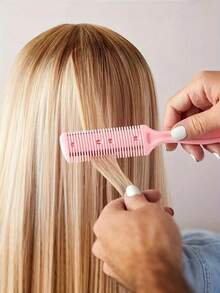 6 种颜色可选理发梳、塑形剃须刀（带梳子）、发梳、发刷/发梳（适合所有发质）、空气剪发梳套装（带剃须刀）、双刃剃须刀打薄梳（适合细发）、返校、旅行度假必需品、女士发饰