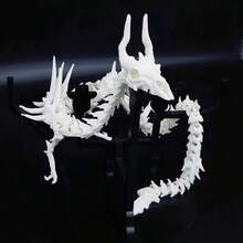 1pc 3D Printed Skeleton Dragon - Skeletal Jointed Action Figure - Gift, Tea Ceremony Fish Tank Ornament, Desk Decor, Gift - Multicolor - View 11