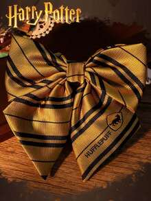 Warner Bros 1/4  Bows, , Handmade Knotted Badge, Striped Knit Fashion, Bows, Movie Merchandise, British School Style, Party Costume Props, Shirt Accessories, Creative Room Desk Decor, Birthday Surprise, Christmas And Halloween Gifts For Family And Friends, Harry Lover - Multicolor - View 8