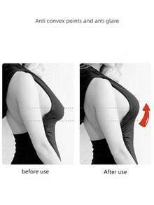 1pc Transparent Elastic Bandage Tape, Women Breast Lift Tape, Chest Sticker Bra, Breathable & Trimmable, Sports Moisture-Wicking Gather Tape - White - View 3