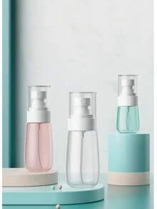 1 pezzo/2 pezzi Bottiglietta spray mini ultra fine, portatile, ricaricabile, spruzzino da viaggio in plastica per trucco, cura della pelle, toner senza profumi - disponibile in vari colori, elementi essenziali da viaggio, accessori per i viaggi, elementi essenziali da viaggio