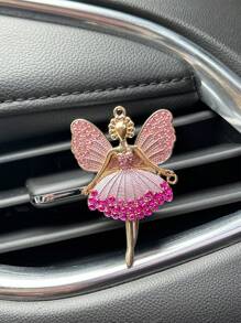 1pc Car Air Outlet Decoration Crystal Stone Moon Star Heart Set Car Air Outlet Clip Air Conditioning Outlet Decoration