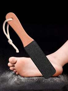 1pc Professional Pedicure Rasp Tool, Foot Cleaner Pedicure, Foot File Pumice Stone, For Dead Skin Crack Heels, Beech Wood Foot File Rasp, Callus Remover, Foot Scrubber, Pedicure Tool, Professional Pedicure Supplies, Removes Dead Skin & Calluses, Foot Care Foot, Rasp Massage, For Men And Women. - Multicolor - View 9