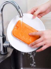 2/5pcs Magic Dishwashing Sponges - Thick, Double-Sided, Non-Stick Oil Kitchen Scrubbers With Rich Foam & Super Absorbency For Quick Cleaning - For Kitchen Cleaning - Suitable For Everyday Use - Great Gift For Housewarming & New Home