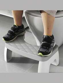 1pc Toilet Stool For Comfortable Posture, Adult Squat Toilet, Squat Toilet, Sit-Down Toilet, Sit-Down Toilet Footstool, Ergonomic Toilet Footstool, Waterproof, Durable, Multiple Colors Available, Quilted Comfort Design, Enhanced Bathroom Hygiene And Adult Squatting Support, Hygiene Enhancement, Perfect Toilet Stool For All Ages - Multicolor - View 7