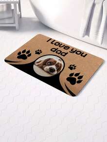 Personalize Make Your Doorstep Warm And Loving With A Custom Welcome Mat For Him Or Her Add Your Pet's Photo And Name Perfect Gift For A Pet-Loving Family Perfect For A Housewarming Gift Customize Your Family And Pets To Accentuate Your Home A Meaningful And Practical Piece Of Home Decor Brings Joy To Your Home Back To School - Multicolor - View 11