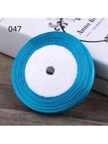 25 Yards/Roll 1cm Width Silk Ribbon For Bows Braids Gift Wrapping Cake Decoration, Back To School Valentine Day