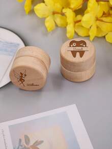 Custom Tooth Fairy Box,Personalized Wooden Tooth Fairy Box,Customized Tooth Box With Name, Customizable First Tooth Keepsake Box,Kids Keepsake Storage Box,Stores Lost Teeth For Kids,Great Christmas Halloween Thanksgiving Day Gift, For Him/Her, Kids, Children, Family, Friends, For Anniversaries Back To School - Style a - View 6