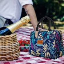 SEYATULLH 大容量保温午餐袋，户外野餐露营便携式保温手提袋