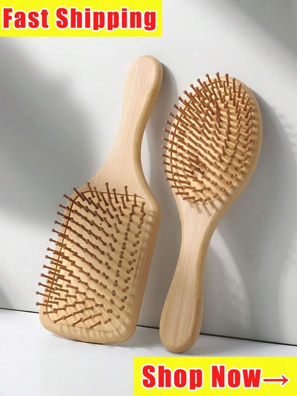 Home Shun Hair Beauty Pente de madeira com airbag, pente de massagem, cabeça redonda que economiza trabalho, dentes de bambu que não machucam o cabelo, cabelo longo feminino, pente de borracha com almofada de ar para presente, pente de almofada de ar Head Meridian, pente grande de massagem, pente de massagem para cabelo longo, pente de madeira com airbag antiestático. Decorações de formatura, festa de formatura, presentes de formatura, presentes para professores.