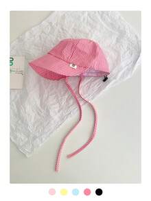 女士格子带渔夫帽,卷边防晒时尚夏季轻便透气百搭渔夫帽 - 多色 - 查看 15